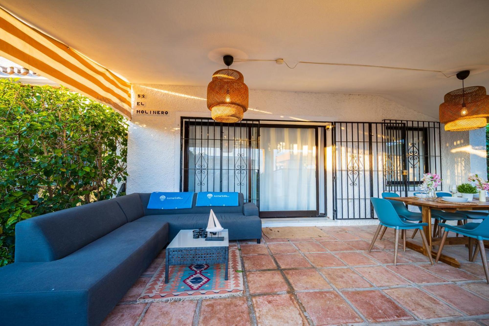 Typical Beach House Las Chapas Playa With Heated Pool Marbella Exteriér fotografie